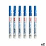 boîte de marqueurs Uni-Ball PX-21L 6 Pièces Bleu (2 Unités)