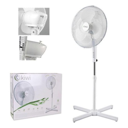 Ventilador de Pie Kiwi 45W (Ø 40 cm) Blanco