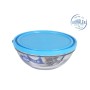 Boîte à lunch hermétique Duralex Bol Red Freshbox Bleu (970 ml) (ø 17 x 7 cm)