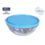 Boîte à lunch hermétique Duralex Bol Red Freshbox Bleu (ø 20 x 8,2 cm) (1,6 L)
