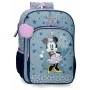 Mochila Escolar Joumma Minnie Mouse Style Azul 30 x 40 x 13 cm Adaptable a carro portamochilas