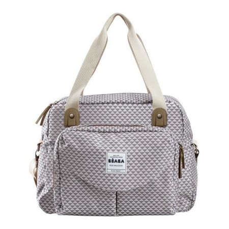 Bolso Cambiador de Pañales Béaba Geneva II Gris