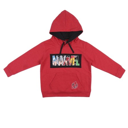 Sweat à capuche enfant Marvel Rouge