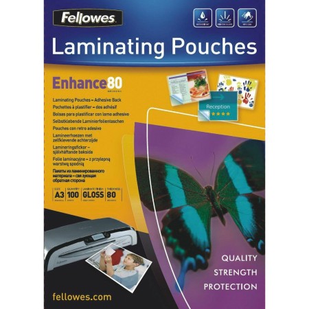 Pochettes à plastifier Fellowes 100 Unités Transparent A3