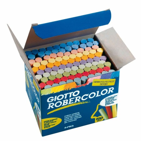 Tizas Giotto Robercolor Multicolor Antipolvo 100 Piezas