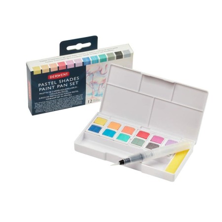 Set de peintures aquarelle DERWENT 12 Pièces