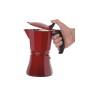 Cafetière Italienne JATA HCAF2012   * Rouge Aluminium (12 Tasses)