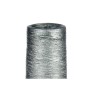 Vase Rayures Céramique Argenté Gris (16 x 40 x 16 cm)