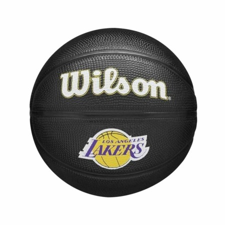 Balón de Baloncesto Wilson 86 NBA Lakers Negro 3