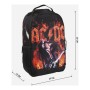 Cartable ACDC Noir (29 x 46 x 15 cm)