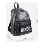 Sac à dos Casual ACDC Noir (22 x 27 x 12,5 cm)