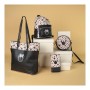 Sac Minnie Mouse Noir Rose (38 x 32 x 13 cm)