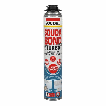 Espuma Soudal SoudaBond Turbo Poliuretano Pistola 750 ml