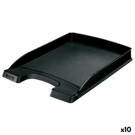 Bandeja Leitz Portadocumentos Negro Poliestireno 10 Unidades (25,5 x 35 x 35,7 cm)