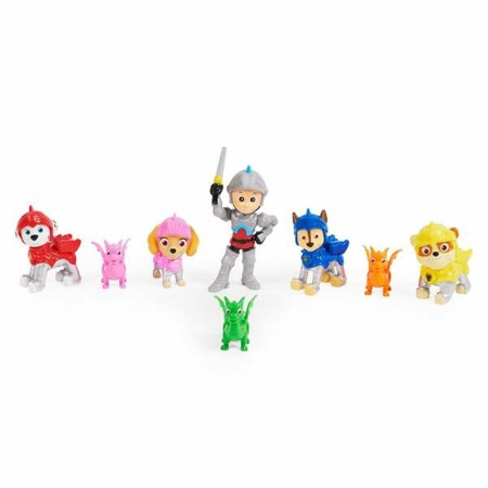 Playset Spin Master Paquete regalo de Ryder y los cachorros de Rescue Knights con 8 figuras, juguetes para niños a partir de 3