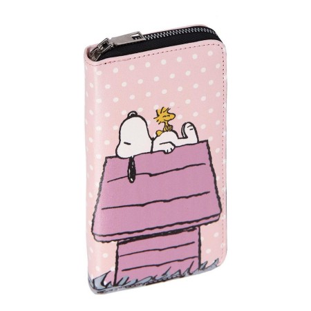 Portefeuille Snoopy Rose