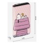 Portefeuille Snoopy Rose