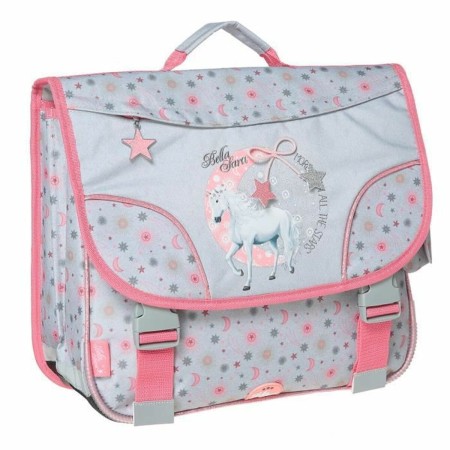 Cartable Kid'Abord Bella Sara Moon 38 cm Gris