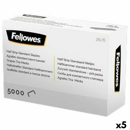 Agrafes Fellowes  26/6 5000 Pièces (5 Unités)