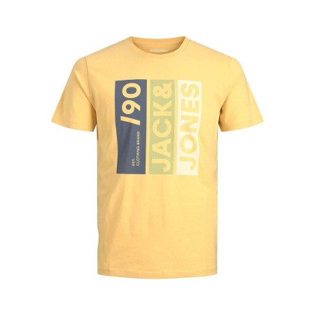 Camiseta de Manga Corta Hombre Jack & Jones TEE SS CREW NECK 12221944 Amarillo