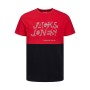 Camiseta de Manga Corta Hombre Jack & Jones TEE SS CREW NECK 12226385 Rojo