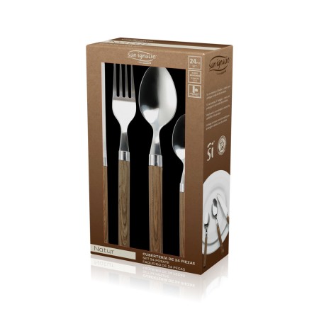 Cubertería San Ignacio NATUR SG 24 Piezas