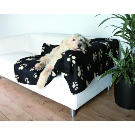 Couverture pour animaux de compagnie Trixie Barney 150 x 100 cm Noir Beige