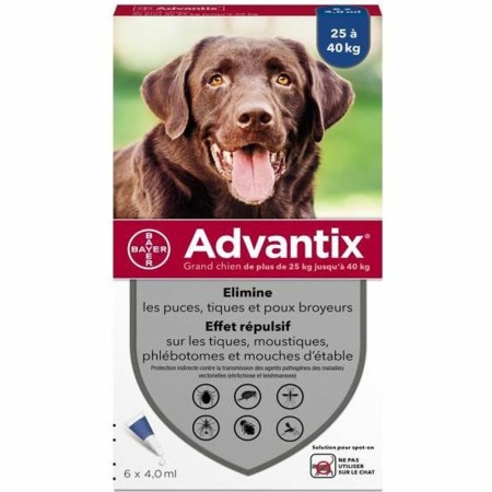 Pipette pour chien Advantix 25-40 Kg 6 Unités