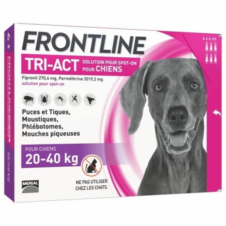 Pipette pour chien Frontline Tri-Act 20-40 Kg 6 Unités