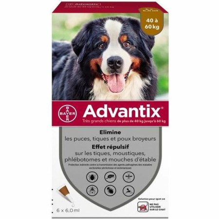 Pipeta para Perros Advantix 40-60 Kg 6 Unidades