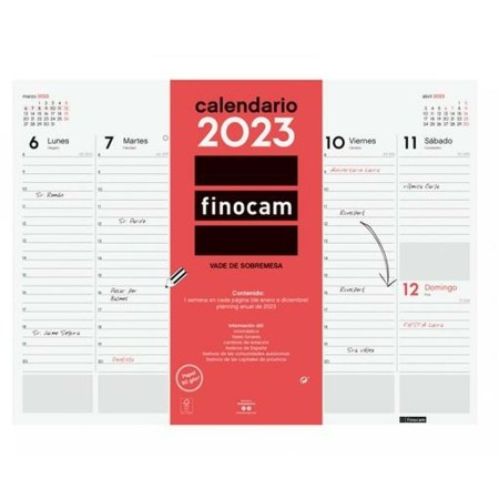 Calendario de Sobremesa Finocam 2023 (42 x 31 cm)