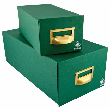 Archivador rellenable Mariola Verde (25 x 19 x 25 cm)