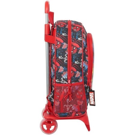 Cartable à roulettes Go Hero Spiderman Go Hero Noir Rouge