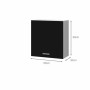 Mueble de cocina Blanco Negro mate (60 x 30 x 58 cm)