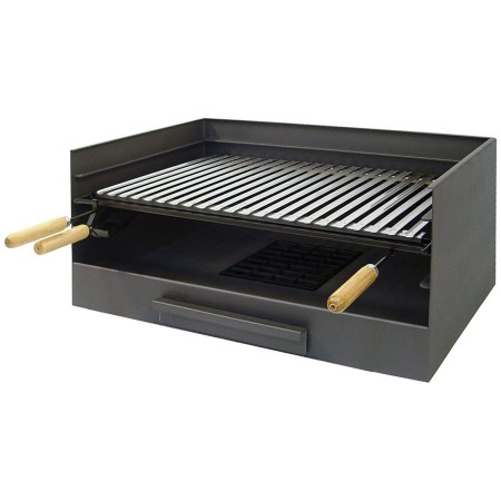 Barbacoa Imex el Zorro Carbón Parrilla Sobremesa Negro (61 x 40 x 32 cm)