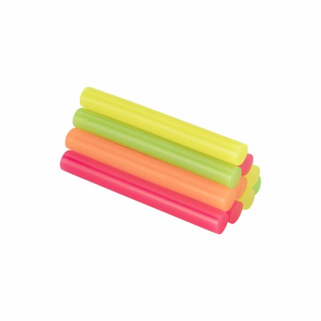 Bâtons de colle thermofusible Salki 430108 Multicouleur Décoration Fluor Ø 12 x 95 mm (12 Unités)