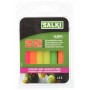 Barras de cola termofusible Salki 430108 Multicolor Decoración Flúor Ø 12 x 95 mm (12 Unidades)