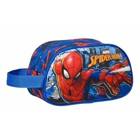Trousse de toilette enfant Safta Spiderman Bleu (26 x 12 x 15 cm)
