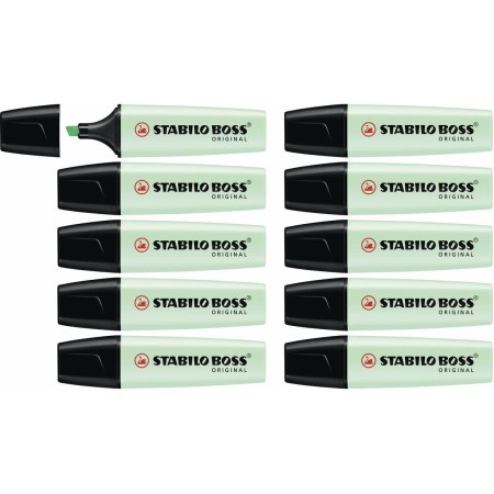 Marqueur fluorescent Stabilo Boss Original Menthe (10 Unités)