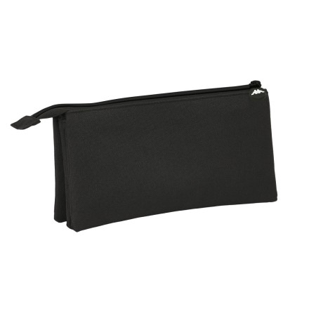 Trousse d'écolier Kappa Noir (22 x 3 x 12 cm)