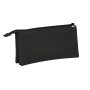 Trousse d'écolier Kappa Noir (22 x 3 x 12 cm)