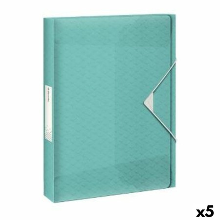 Dossier Esselte Colour'ice A4 Bleu Caoutchouc (33 x 25,3 x 4,7 cm) (5 Unités)