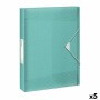 Carpeta Esselte Colour'ice A4 Azul Goma (33 x 25,3 x 4,7 cm) (5 Unidades)