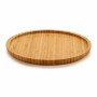Plateau apéritif Marron Bambou (20 x 1,5 x 20 cm) (12 Unités)