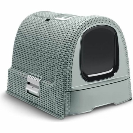 Arenero para Gatos Curver 51 x 38,5 x 39,5 cm Gris