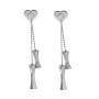 Boucles d´oreilles Femme Miss Sixty M0301WM1 (6 cm)