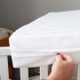 Housse de matelas pour lit d'enfant AllergoStop Blanc 70 x 140 cm (Reconditionné A+)