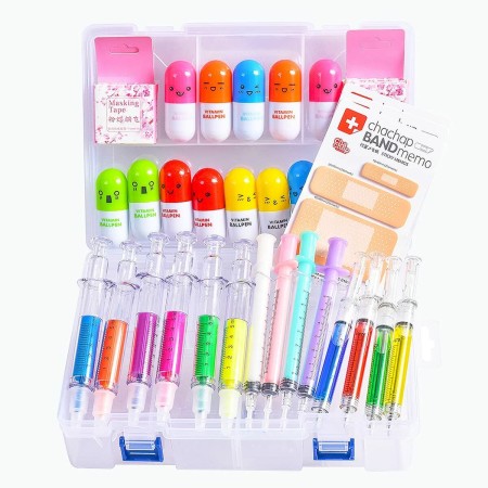 Surligneur Seringue Stylo 32 Pièces (Reconditionné C)