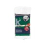 Lot de tampons à récurer Vert Jaune Cellulose Fibre abrasive (10,5 X 6,7 X 2,5 cm) (26 Unités)