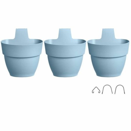 Pot Elho Vibia Campana Foret 17,1 x 20,7 x 29,7 cm Bleu 3 Unités